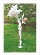 Titre: Fleur géante/Assemblage de portions de bouteilles d'eau de Javel par thermosoudage/ Hauteur:220cm      s